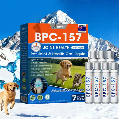 Official  Australia 🇦🇺 Store 🐶🐱Yovot® BPC-157 Advanced Joint & Total Body Health Oral Liquid -(For Dogs, Cats & Mammals. One Bottle Daily, Results in 7 Days)