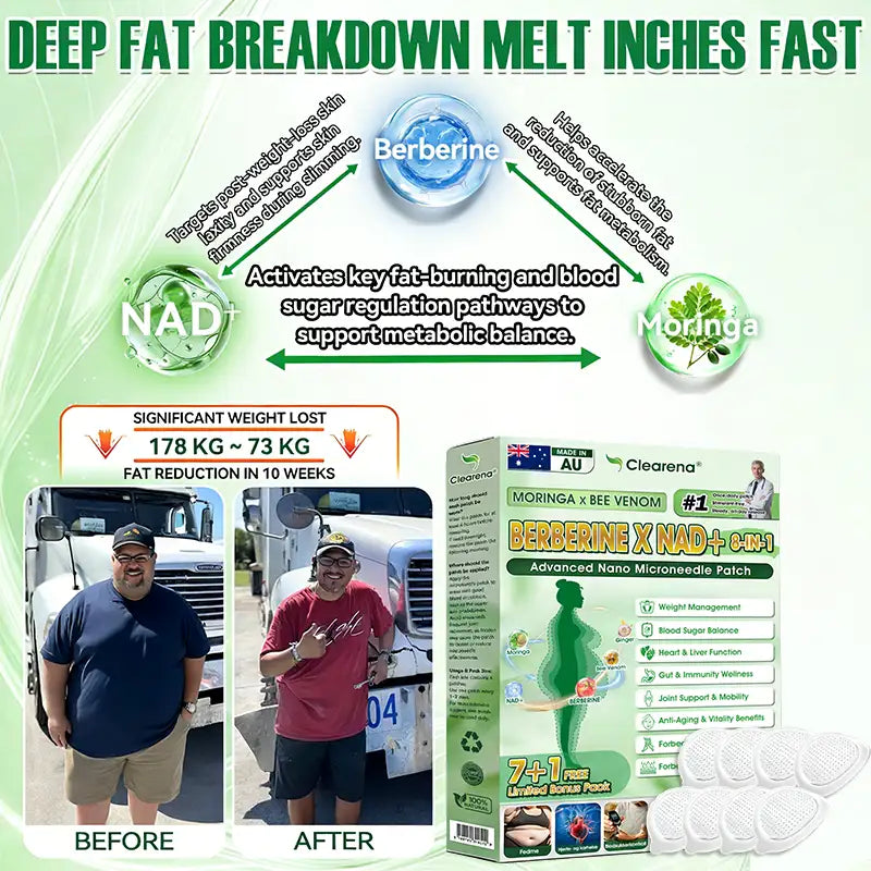 𝐎𝐟𝐟𝐢𝐜𝐢𝐚𝐥 🇦🇺AU 𝐒𝐭𝐨𝐫𝐞 | ✨🧑‍⚕️𝐂𝐥𝐞𝐚𝐫𝐞𝐧𝐚® 𝐌𝐨𝐫𝐢𝐧𝐠𝐚 · 𝐁𝐞𝐞 𝐯𝐞𝐧𝐨𝐦 · 𝐁𝐞𝐫𝐛𝐞𝐫𝐢𝐧𝐞 × 𝐍𝐀𝐃+ 𝟖-𝐢𝐧-𝟏 𝐀𝐝𝐯𝐚𝐧𝐜𝐞𝐝 𝐍𝐚𝐧𝐨 𝐌𝐢𝐜𝐫𝐨𝐧𝐞𝐞𝐝𝐥𝐞 𝐏𝐚𝐭𝐜𝐡 — 𝐎𝐧𝐜𝐞 𝐃𝐚𝐢𝐥𝐲, 𝐕𝐢𝐬𝐢𝐛𝐥𝐞 𝐑𝐞𝐬𝐮𝐥𝐭𝐬 𝐢𝐧 𝟕 𝐃𝐚𝐲𝐬 (obesity, ｌｏｏｓｅｓｋｉｎ,diabetes, sleep apnea, joint issues, and more For)