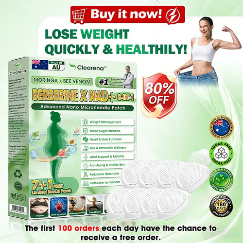 𝐎𝐟𝐟𝐢𝐜𝐢𝐚𝐥 🇦🇺AU 𝐒𝐭𝐨𝐫𝐞 | ✨🧑‍⚕️𝐂𝐥𝐞𝐚𝐫𝐞𝐧𝐚® 𝐌𝐨𝐫𝐢𝐧𝐠𝐚 · 𝐁𝐞𝐞 𝐯𝐞𝐧𝐨𝐦 · 𝐁𝐞𝐫𝐛𝐞𝐫𝐢𝐧𝐞 × 𝐍𝐀𝐃+ 𝟖-𝐢𝐧-𝟏 𝐀𝐝𝐯𝐚𝐧𝐜𝐞𝐝 𝐍𝐚𝐧𝐨 𝐌𝐢𝐜𝐫𝐨𝐧𝐞𝐞𝐝𝐥𝐞 𝐏𝐚𝐭𝐜𝐡 — 𝐎𝐧𝐜𝐞 𝐃𝐚𝐢𝐥𝐲, 𝐕𝐢𝐬𝐢𝐛𝐥𝐞 𝐑𝐞𝐬𝐮𝐥𝐭𝐬 𝐢𝐧 𝟕 𝐃𝐚𝐲𝐬 (obesity, ｌｏｏｓｅｓｋｉｎ,diabetes, sleep apnea, joint issues, and more For)
